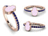 Elegant Enamel Hamsa Sapphire Ring - Hamsa No. 14 image 10