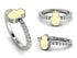 Elegant Enamel Hamsa Diamond Ring - Hamsa No. 3 image 3