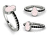 Elegant Enamel Hamsa Black Diamond Ring - Hamsa No. 9 image 10
