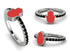 Elegant Enamel Hamsa Black Diamond Ring - Hamsa No. 9 image 11