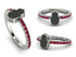 Elegant Enamel Hamsa Ruby Ring - Hamsa No. 12 image 12