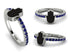 Elegant Enamel Hamsa Sapphire Ring - Hamsa No. 15 image 13