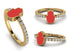 Elegant Enamel Hamsa Diamond Ring - Hamsa No. 1 image 12