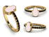 Elegant Enamel Hamsa Black Diamond Ring - Hamsa No. 7 image 9