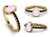 Elegant Enamel Hamsa Black Diamond Ring - Hamsa No. 7 image 10