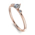 Minimalist Thin Diamond Ring - Brielle No. 2 image 1