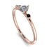 Minimalist Thin Diamond Ring - Brielle No. 32 image 1