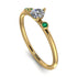 Minimalist Thin Diamond Ring - Brielle No. 16 image 1