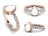 Elegant Enamel Pear Diamond Ring - Pear No. 2 image 7