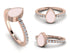 Elegant Enamel Pear Diamond Ring - Pear No. 2 image 10