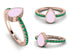 Elegant Enamel Pear Emerald Ring - Pear No. 5 image 10