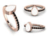 Elegant Enamel Pear Black Diamond Ring - Pear No. 8 image 7