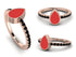 Elegant Enamel Pear Black Diamond Ring - Pear No. 8 image 11