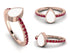 Elegant Enamel Pear Ruby Ring - Pear No. 11 image 6