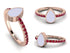 Elegant Enamel Pear Ruby Ring - Pear No. 11 image 7