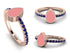 Elegant Enamel Pear Sapphire Ring - Pear No. 14 image 6