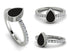 Elegant Enamel Pear Diamond Ring - Pear No. 3 image 1