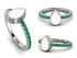 Elegant Enamel Pear Emerald Ring - Pear No. 6 image 9