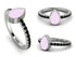 Elegant Enamel Pear Black Diamond Ring - Pear No. 9 image 4