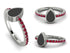 Elegant Enamel Pear Ruby Ring - Pear No. 12 image 3