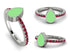 Elegant Enamel Pear Ruby Ring - Pear No. 12 image 10