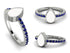 Elegant Enamel Pear Sapphire Ring - Pear No. 15 image 9