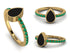 Elegant Enamel Pear Emerald Ring - Pear No. 4 image 13