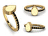 Elegant Enamel Pear Black Diamond Ring - Pear No. 7 image 3