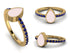 Elegant Enamel Pear Sapphire Ring - Pear No. 13 image 9