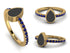 Elegant Enamel Pear Sapphire Ring - Pear No. 13 image 12