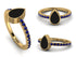 Elegant Enamel Pear Sapphire Ring - Pear No. 13 image 13