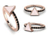 Elegant Enamel Triangle Black Diamond Ring - Triangle No. 8 image 9