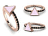 Elegant Enamel Triangle Black Diamond Ring - Triangle No. 8 image 10