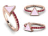 Elegant Enamel Triangle Ruby Ring - Triangle No. 11 image 10