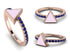 Elegant Enamel Triangle Sapphire Ring - Triangle No. 14 image 10