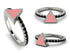 Elegant Enamel Triangle Black Diamond Ring - Triangle No. 9 image 6