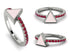 Elegant Enamel Triangle Ruby Ring - Triangle No. 12 image 9