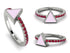 Elegant Enamel Triangle Ruby Ring - Triangle No. 12 image 10