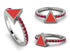 Elegant Enamel Triangle Ruby Ring - Triangle No. 12 image 11