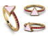 Elegant Enamel Triangle Ruby Ring - Triangle No. 10 image 11