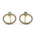 Emerald Cut Circle Diamond Earrings - Oaklyn No. 1 image 1