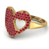 Ruby Heart With Missing Piece - Camille No. 10 image 1