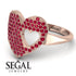 Ruby Heart With Missing Piece - Camille No. 11 image 6
