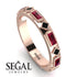 Ruby Baguette & Princess Eternity Band - Andrea No. 53 image 2