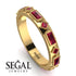 Ruby Baguette & Princess Eternity Band - Andrea No. 55 image 2