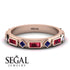 Ruby Baguette & Princess Eternity Band - Andrea No. 59 image 10