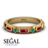 Ruby Baguette & Princess Eternity Band - Andrea No. 49 image 10
