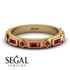 Ruby Baguette & Princess Eternity Band - Andrea No. 55 image 10