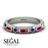 Ruby Baguette & Princess Eternity Band - Andrea No. 60 image 10