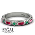 Ruby Baguette & Princess Eternity Band - Andrea No. 51 image 3